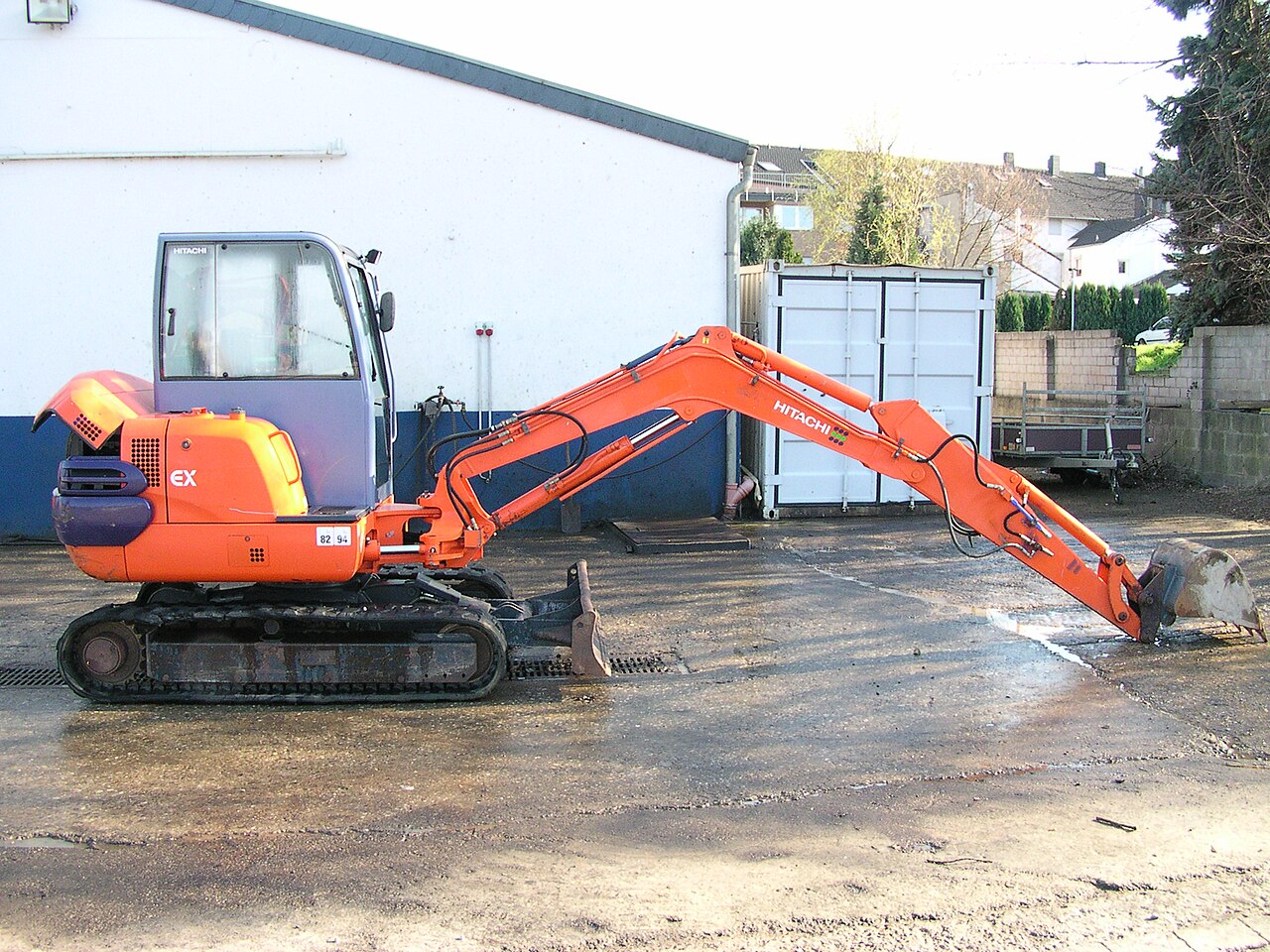 Mini Excavator — Hitachi EX50u for rent